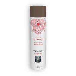 Óleo de Massagem Shiatsu Warming de Coentros e Sândalo (100 ml)