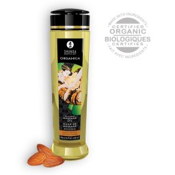 Óleo de Massagem Beijável Shunga Orgânica Amêndoa Doce (240 ml)