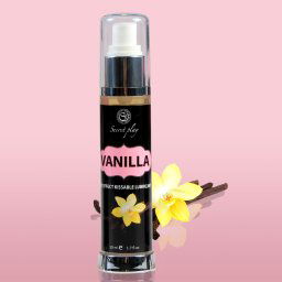 Lubrificante e Óleo de Massagem à Base de Água Secret Play Baunilha (50 ml)