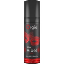 Vibrador Liquido Estimulante Unisexo Orgie Sexy Vibe! Liquid Vibrator Hot Morango (15 ml)
