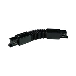 Tampa de proteção para sistema de carris trifásico TRACER flexível preto