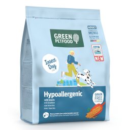 900g Hypoallergenic insetos Green Petfood ração para cães