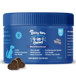 50un. Senior Advanced 9-in-1 Chews peru Zesty Paws suplemento para cães