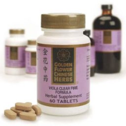 Viola Clear Fire Formula - Golden Flower - 60 comprimidos