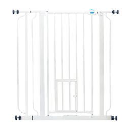 Barreira Carlson Pet Gate extra-alta com gateira