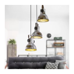 Eglo 49647 - Candelabro num fio BARNSTAPLE 3xE27/40W/230V