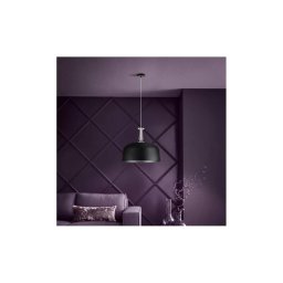 Eglo 39588 - Lustre suspenso com cabo MONTE FUERTE 3xE27/10W/230V preto