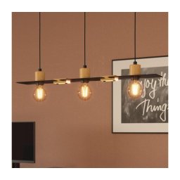 Eglo 43752 - Candelabro suspenso BRAMERTON 3xE27/40W/230V