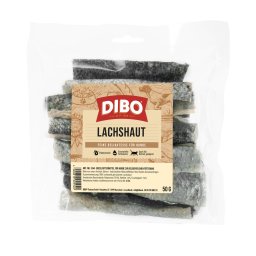 50g pele de salmão Dibo snacks cães