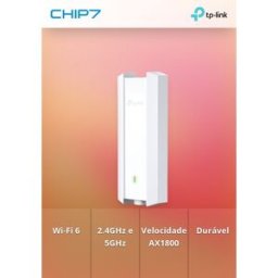 TP-LINK AX1800 Indoor/Outdoor Dual-Band Wi-Fi 6 Access Point Gigabit RJ45 Port 574Mbps at 2.4GHz 1201Mbps at 5GHz