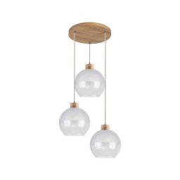 Spot-Light 1860374R - Candeeiro suspenso LINEA 3xE27/60W/230V