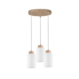 Spot-Light 1720574 - Candeeiro suspenso BOSCO 3xE27/60W/230V
