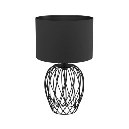 Eglo 43653 - Candeeiro de mesa NIMLET 1xE27/40W/230V preto