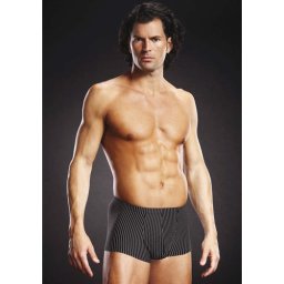 Boxer Performance Shorts Riscas Preto & Branco