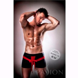 Boxer Preto & Vermelho Passion 001