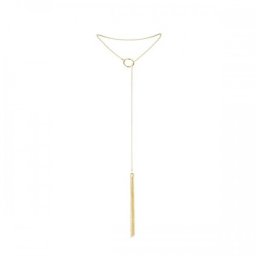 Colar Metálico C/ Franjas The Magnifique Collection Bijoux Indiscrets Dourado