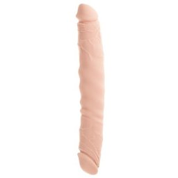 Dildo Duplo Realista Alive Twins Branco