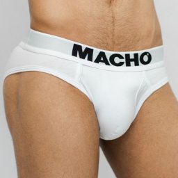 Cueca MC126 Macho Branca