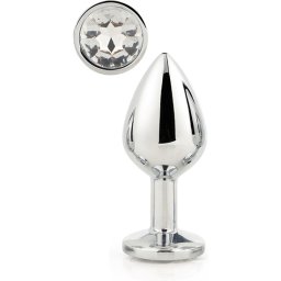 Plug Anal Dream Toys Cleaming Love Prateado Grande