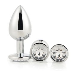 Conjunto Plugs Anais Dream Toys Cleaming Love Prateados