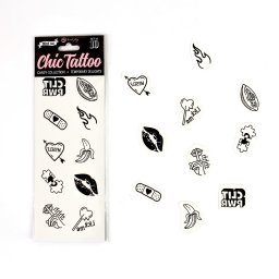 Conjunto de 10 Tuatuagens Temporárias - Candy Collection Chic Tatton Secret Play
