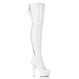 Botas Pleaser Delight 3063 Brancas