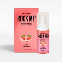 Vibrador Liquido Nuei Rock Me! Morango (20 ml)
