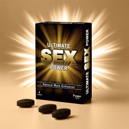 Potenciador Ultimate Sex® Power Castanho Homem (4 Un)