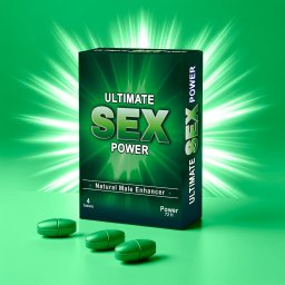 Potenciador Ultimate Sex® Power Verde Homem (4 Un)