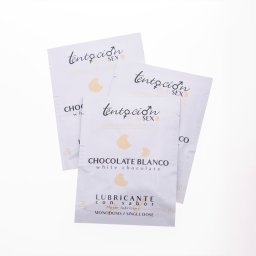 Lubrificante Monodoses à Base de Água Tentación Play Sex Chocolate Branco (20 X 5 ml)