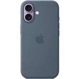 Apple Capa Silicone com MagSafe para iPhone 17 - Azul Âncora