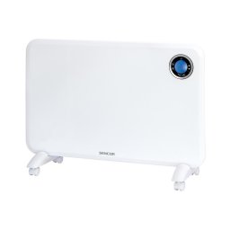 Sencor - Aquecedor convectivo com ecrã LCD e termostato 750W/1500W/230V IP24