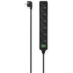 Hama Extensão 00223011 6 Tomadas 3m com Interruptor - Preto