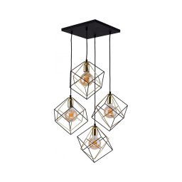 Candelabro num fio ALAMBRE 4xE27/60W/230V
