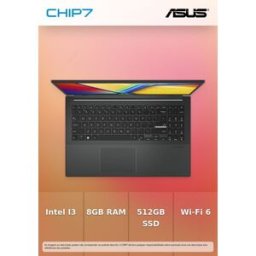 Portátil Asus VivoBook Go 15 - I3 N305 / 8GB RAM / 512GB SSD / 15.6" / Sem S.O - E1504GA-32BLHDPS2