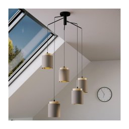 Eglo 99447 - Lustre suspenso em cabo ALBARIZA 5xE27/40W/230V, estilo aranha