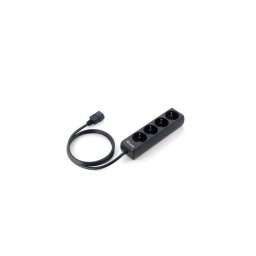 Extensão de 4 Tomadas Equip Preto