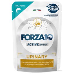 12x80g Urinary Active Vet Diet peixe Forza 10 comida para gatos