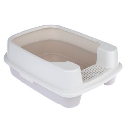TIAKI Toyger Caixa de areia para gatos creme / cinzento-claro