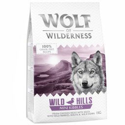 1kg Mini Wild Hills pato Wolf of Wilderness ração cão