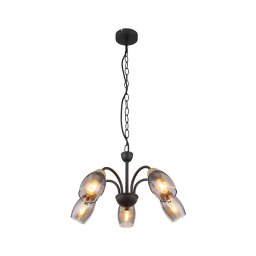 Globo 60297-5H - Candelabro suspenso GERLY 5xE14/25W/230V