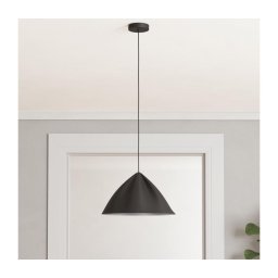 Eglo 900835 - Candeeiro suspenso PODERE 1xE27/40W/230V preto