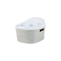 DiaperChamp - Assento para casa de banho 3em1 POTTYCHAMP cinzento