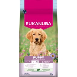 2x12kg Premium Nutrition Puppy Large & Giant Breed cordeiro e arroz Eukanuba