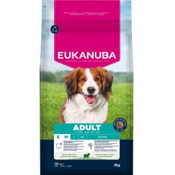 3kg Premium Nutrition Adult Small & Medium Breed cordeiro e arroz Eukanuba