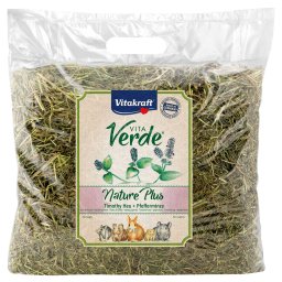 500g Vita Verde Feno de rabo-de-gato e hortelã-pimenta Vitakraft para roedores
