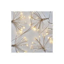 Cordão de luzes LED 150xLED/5,35m branco quente