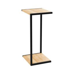 Suporte para plantas 70x30x34 cm preto
