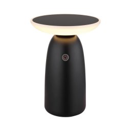 Globo 36625S - Lâmpada solar LED tátil dimmável 10W/3,7V IP54 preta