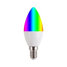 Lâmpada LED RGBW dimerizável BS3 E14/5,5W/230V 3000-6500K Wi-Fi - iGET 75020902